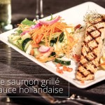 Pavé de saumon frais, sauce hollandaise