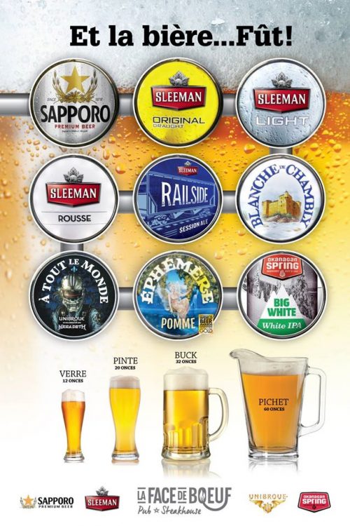 Sleeman, Sapporo et Unibroue; 9 fûts...pour tous les goûts! Sleeman, Sapporo et Unibroue; 9 fûts...pour tous les goûts!
