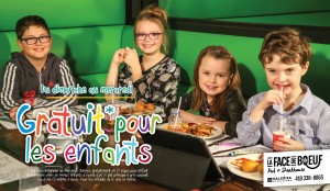 GRATUIT pour les petits du dimanche au mercredi!